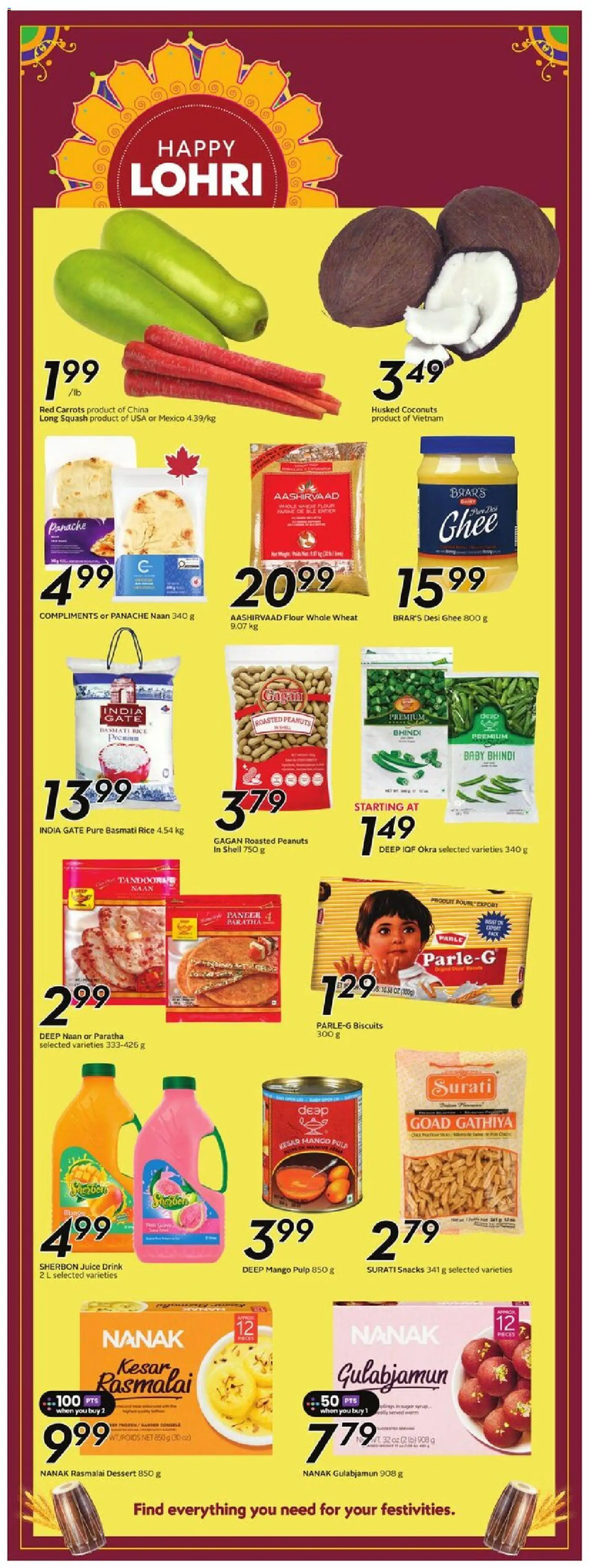 Safeway flyer valid from 08.01.2026 | Page: 13 | Products: Rice, Juice