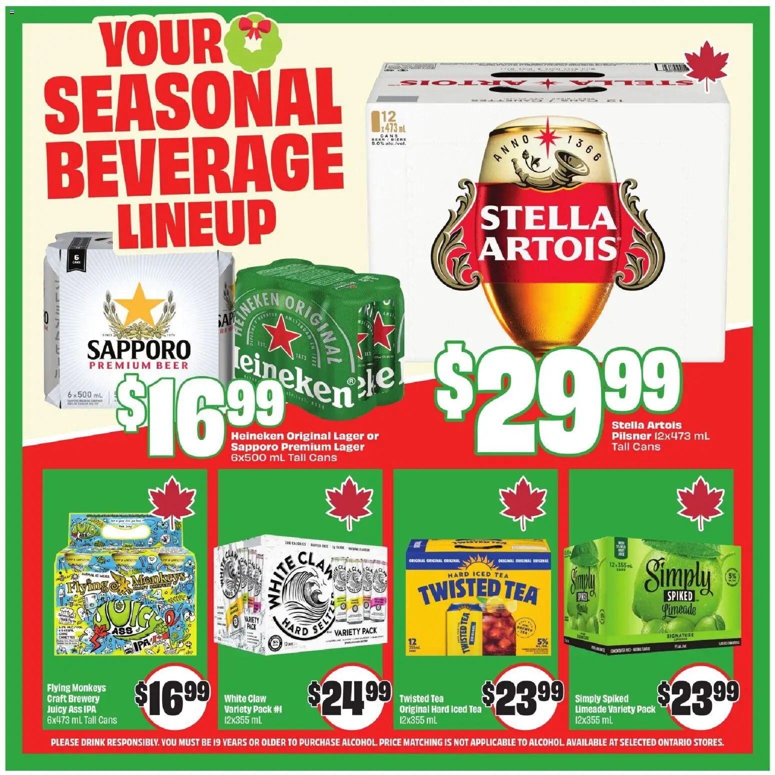 FreshCo flyer valid from 18.12.2025 | Page: 5 | Products: Tea, Beer