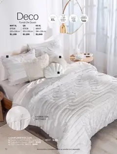 Vista previa de Vianney catálogo Tu hogar, nuestra pasión, nuevo folleto de la tienda, válido en México a partir del 06.03.2026 | Página: 74 | Productos: Funda, Funda de almohada, Almohada