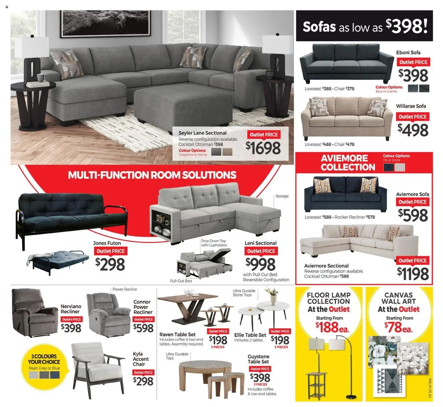 Tepperman's flyer valid from 01.01.2026 | Page: 3 | Products: Bed, Sofa, Table, Chair
