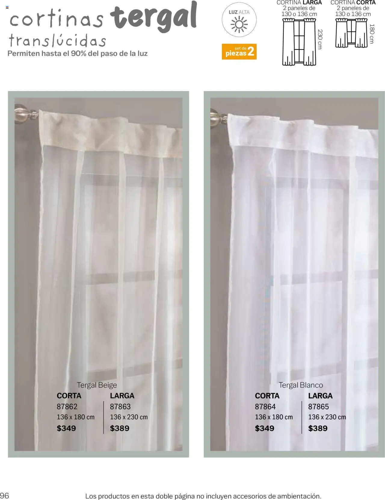Nuevas ofertas de Vianney válidas en toda la República Mexicana desde el 15.08.2025. ¡Encuentra las mejores ofertas en Vianney - Catálogo Bebé! | Página: 98 | Productos: Cortinas