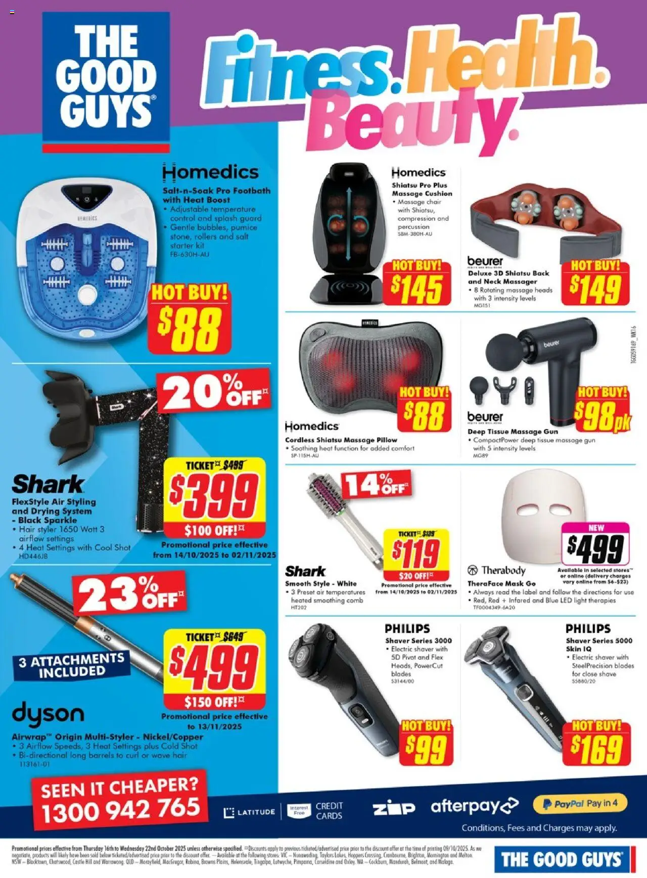 The Good Guys catalogue - valid from 15.10.2025 | Page: 10 | Products: Light, Stones, Electric shaver, Pillow