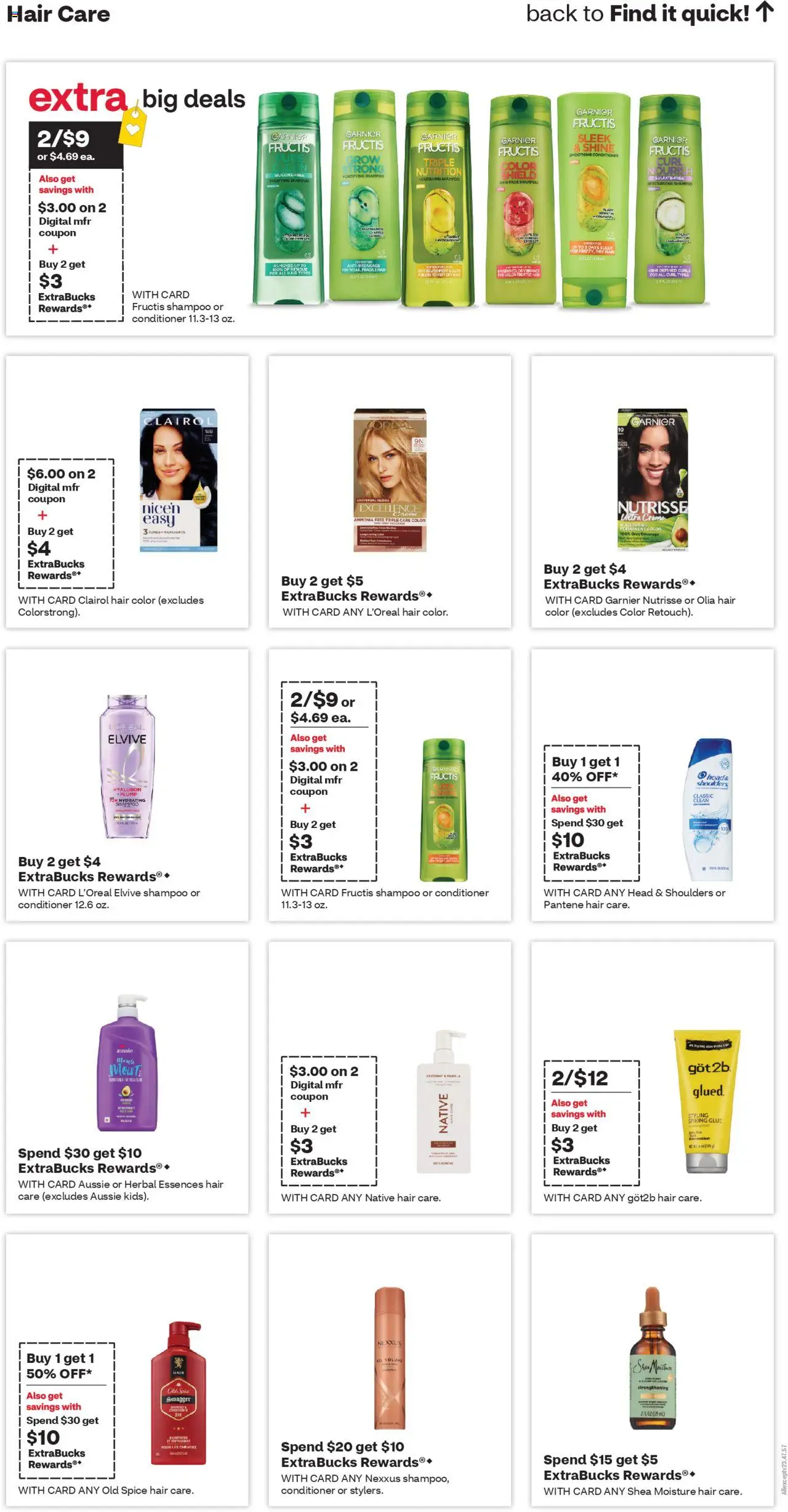 CVS Pharmacy Weekly Ad - NJ - valid from 19.10.2025 | Page: 14 | Products: Shampoo, Conditioner, Hair color