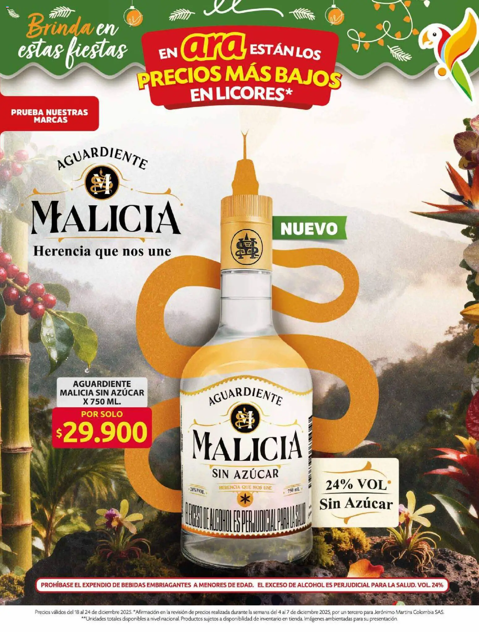 Ara revista - valida desde el 18.12.2025 | Página: 3 | Productos: Aguardiente, Azucar, Tintura