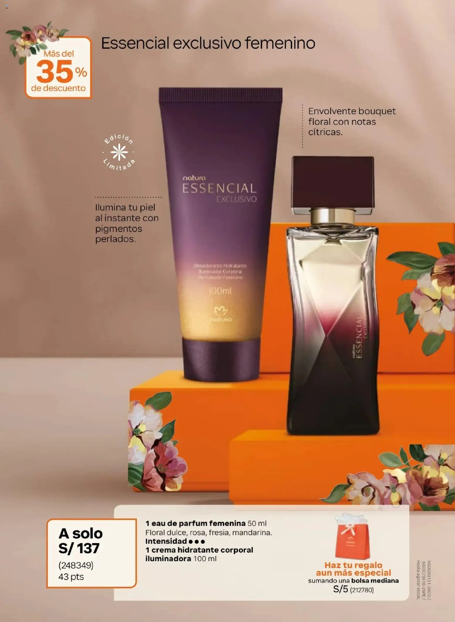 Catálogo Natura válido desde 31.03.2026 | Página: 8 | Productos: Crema, Bolsa