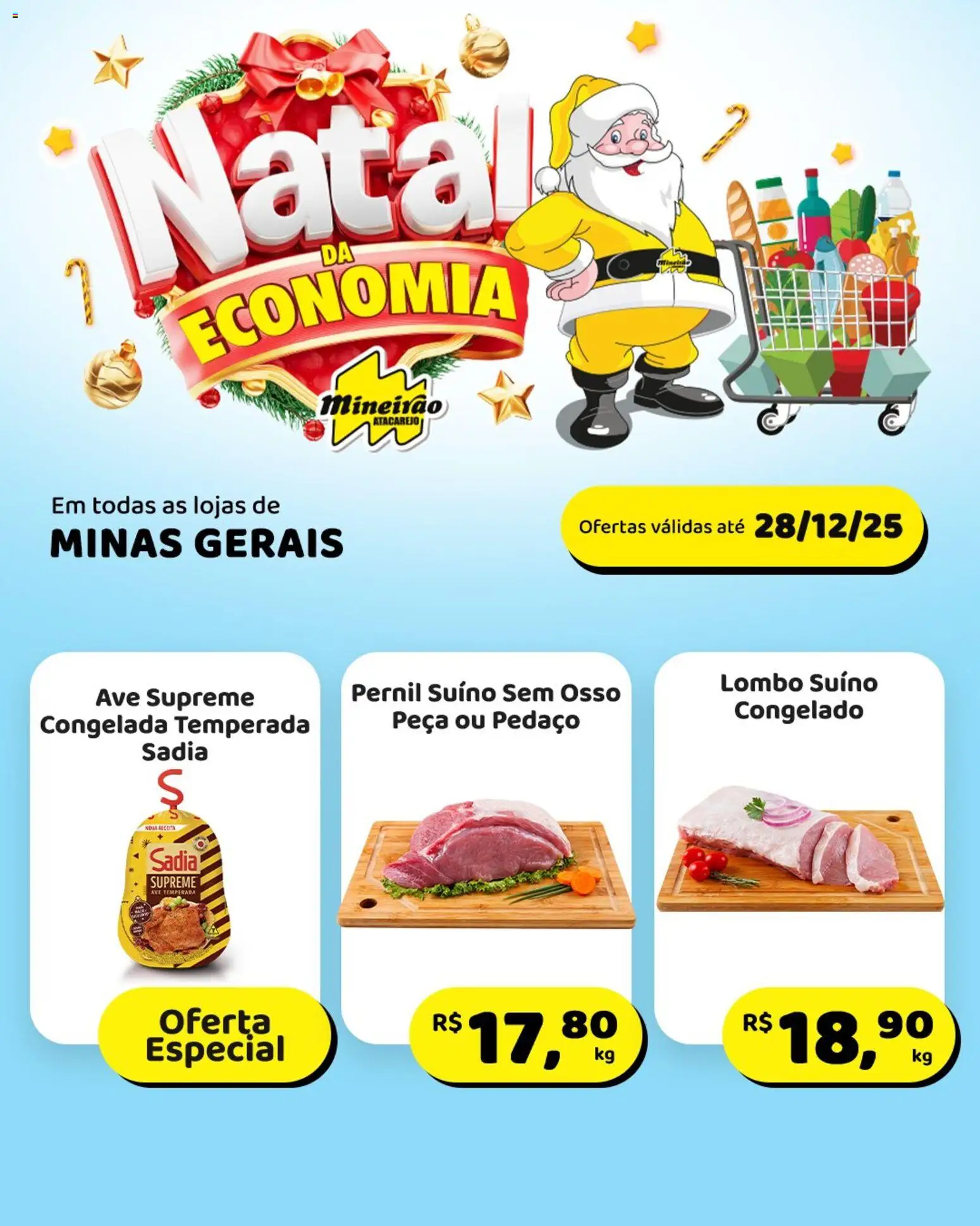 Mineirão Atacarejo Folheto - válido de 22.12.2025 | Página: 1 | Produtos: Lombo, Pernil