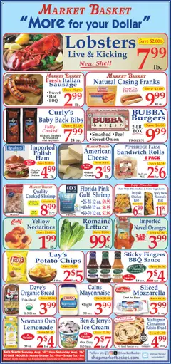 Preview of Market Basket weekly ads valid from 10.08.2025