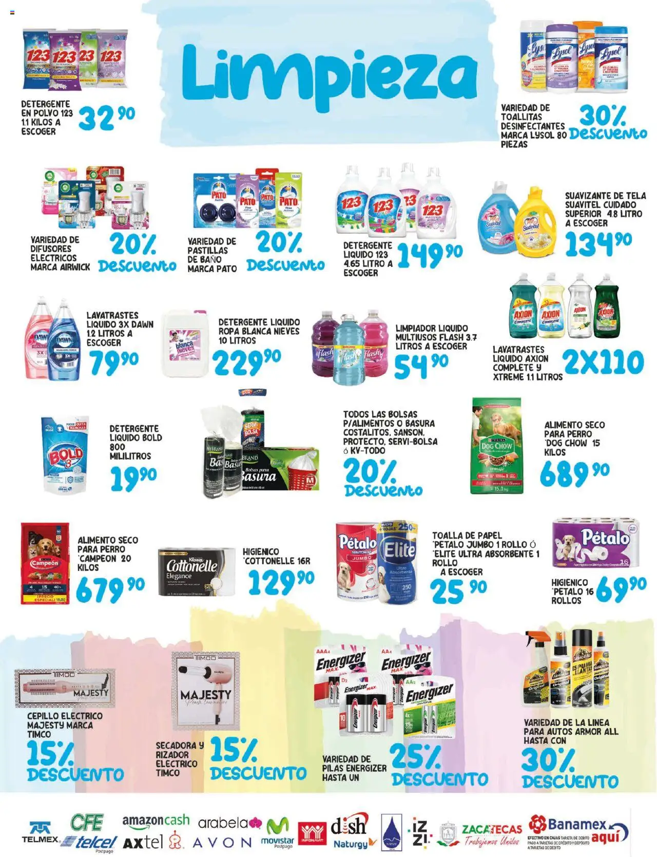 Nuevas ofertas de Alsuper válidas en toda la República Mexicana desde el 12.08.2025. ¡Encuentra las mejores ofertas en Alsuper - Folleto - Zacatecas! | Página: 5 | Productos: Cepillo, Limpiador, Ropa, Bowl