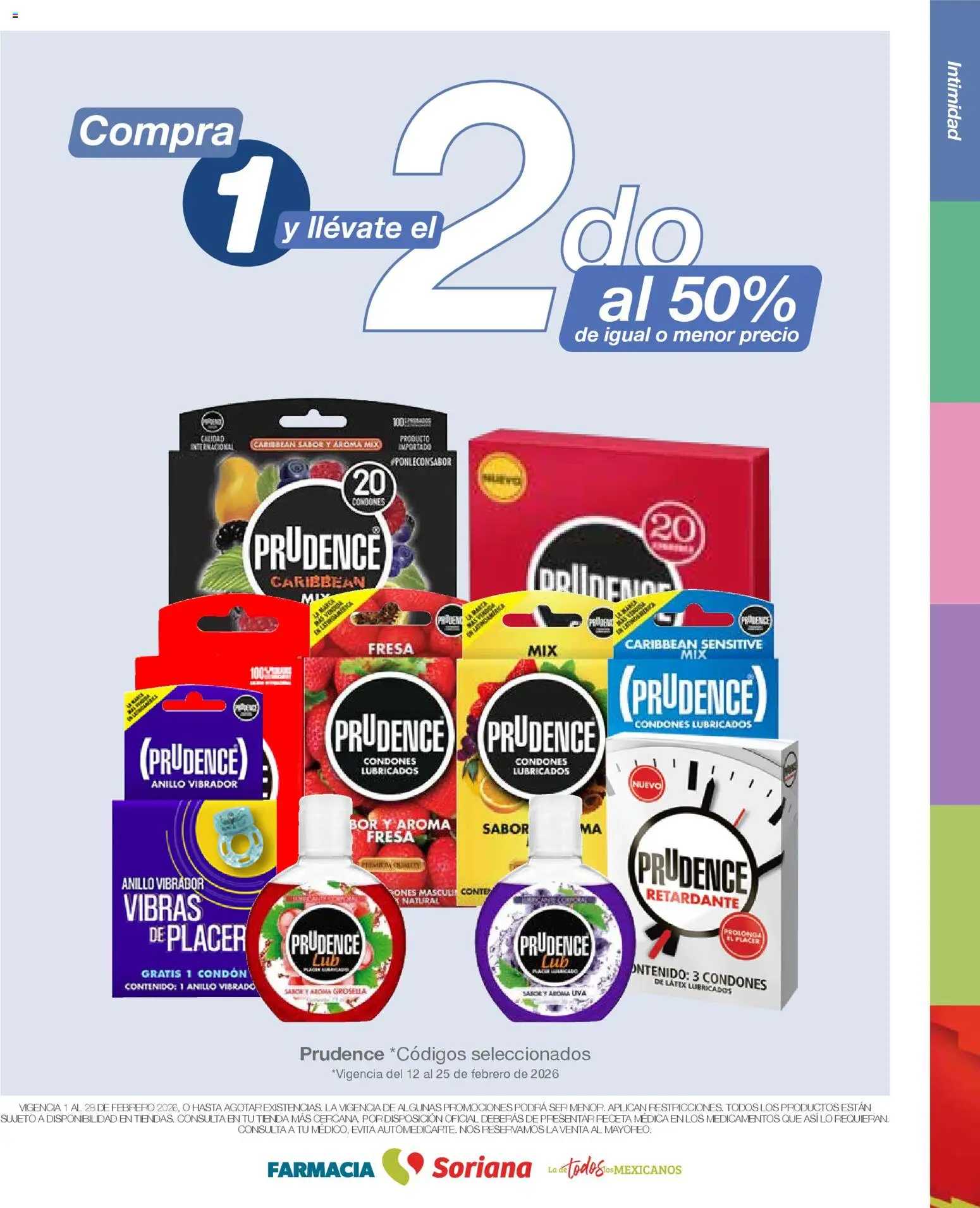 Nuevas ofertas de Soriana válidas en toda la República Mexicana desde el 01.02.2026. ¡Encuentra las mejores ofertas en Soriana - Folleto Farmacia Soriana Febrero Mercado Nacional! | Página: 3 | Productos: Fresa, Uva, Anillo