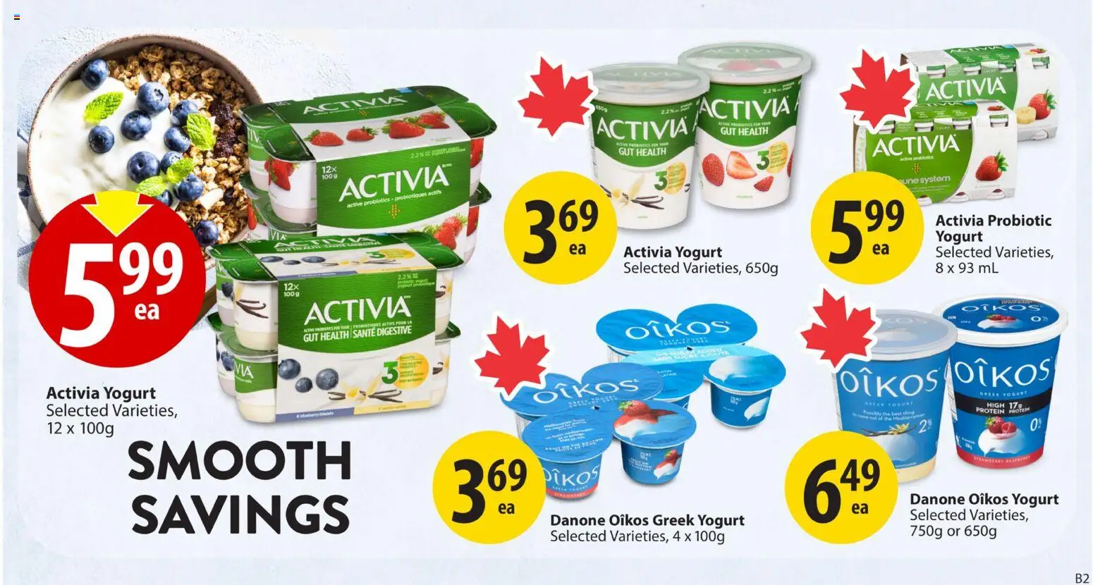 Save on foods flyer valid from 30.10.2025 | Page: 20 | Products: Yogurt