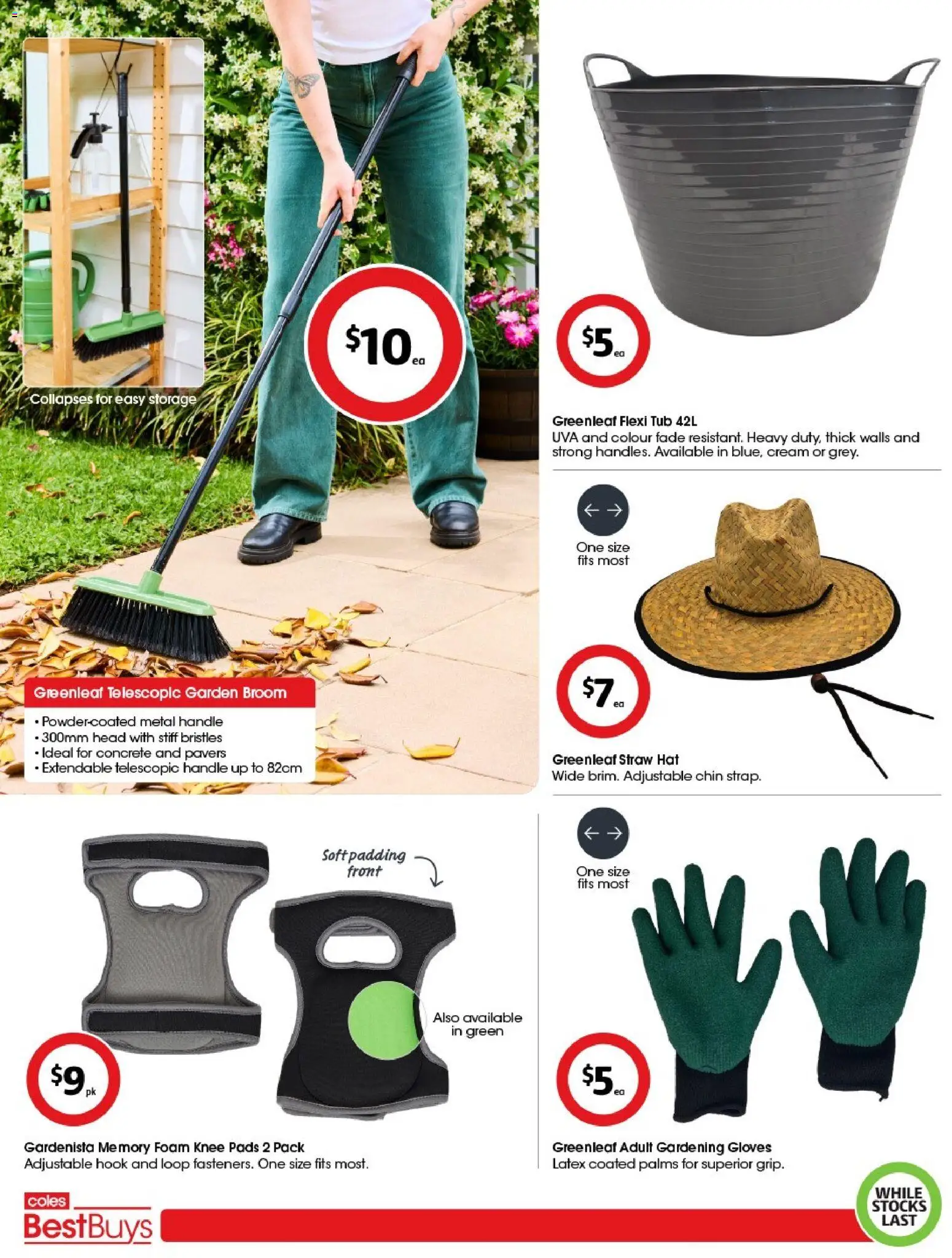 Coles catalogue - valid from 02.01.2026 | Page: 4 | Products: Cream, Hat, Gloves, Broom
