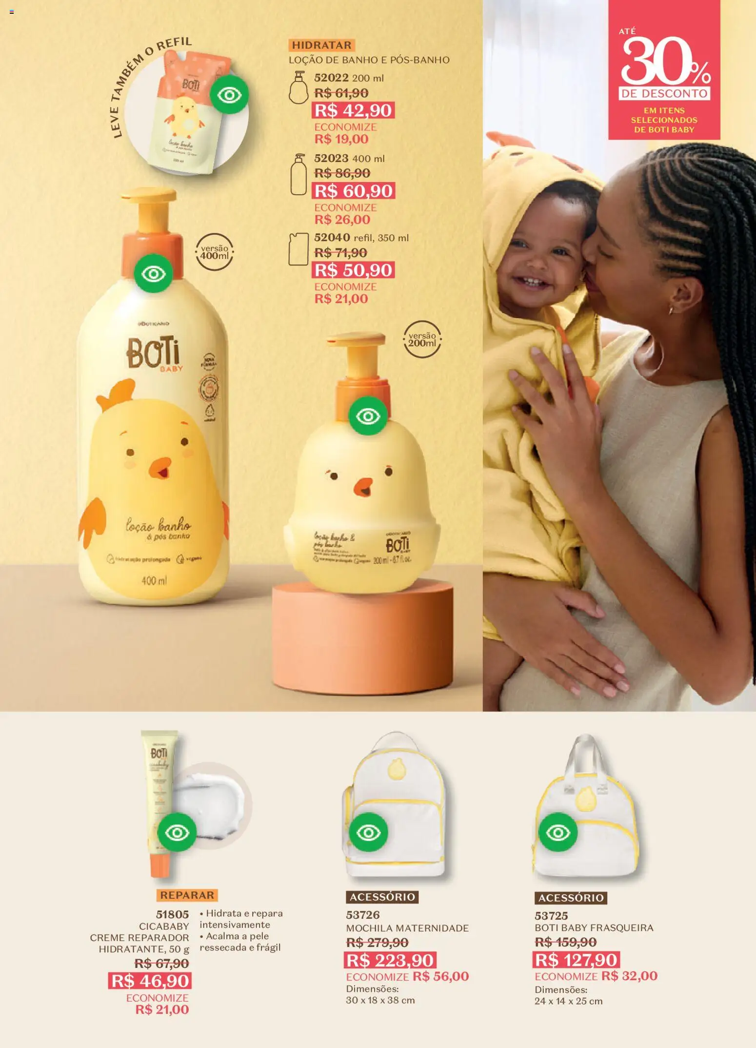 O Boticário Folheto - válido de 26.12.2025 | Página: 100 | Produtos: Creme, Mochila