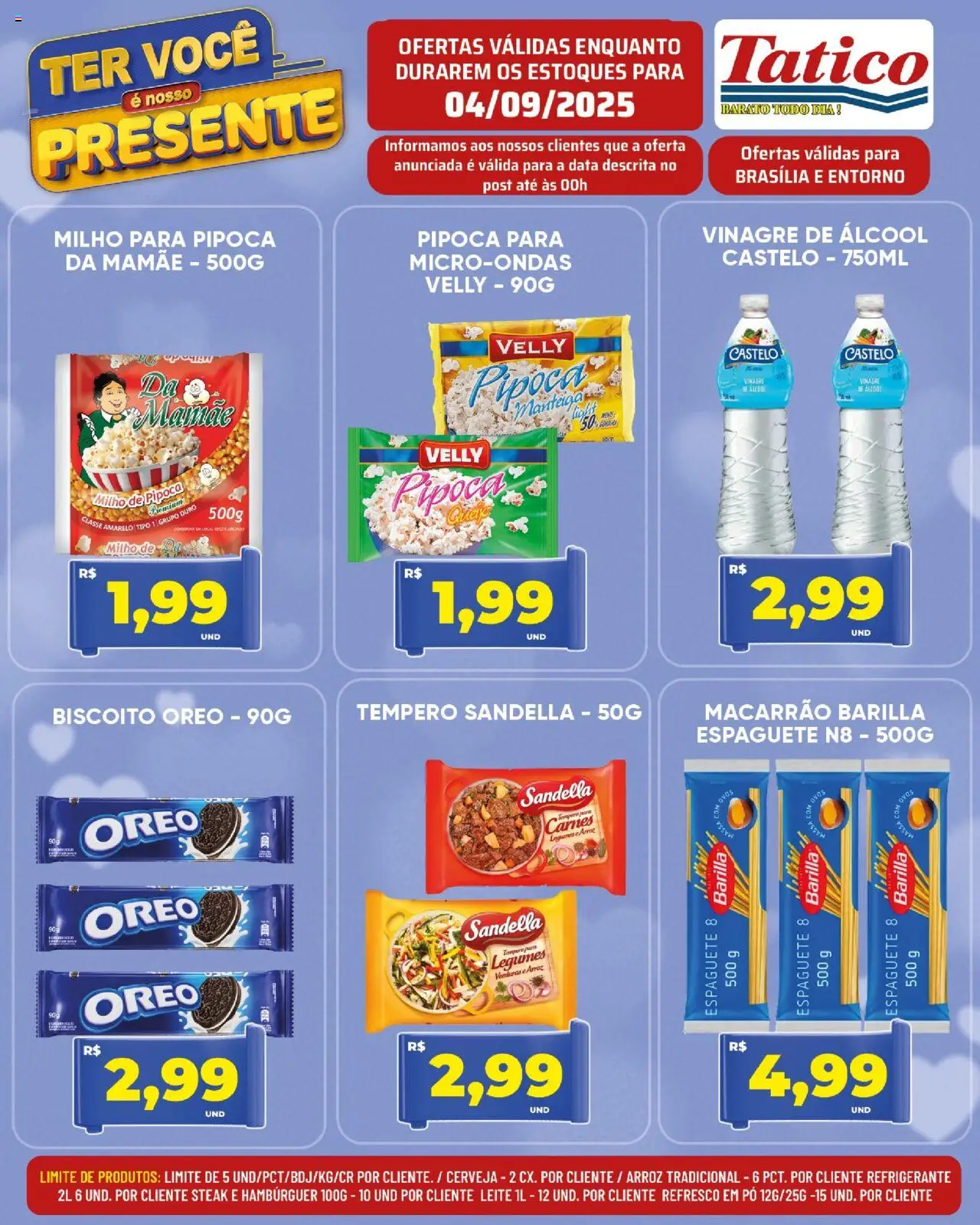 Tatico Folheto - válido de 04.09.2025 | Página: 5 | Produtos: Refresco, Microondas, Massa, Refrigerante