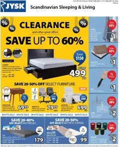 Preview of JYSK weekly flyer from shop JYSK valid from 05.02.2026