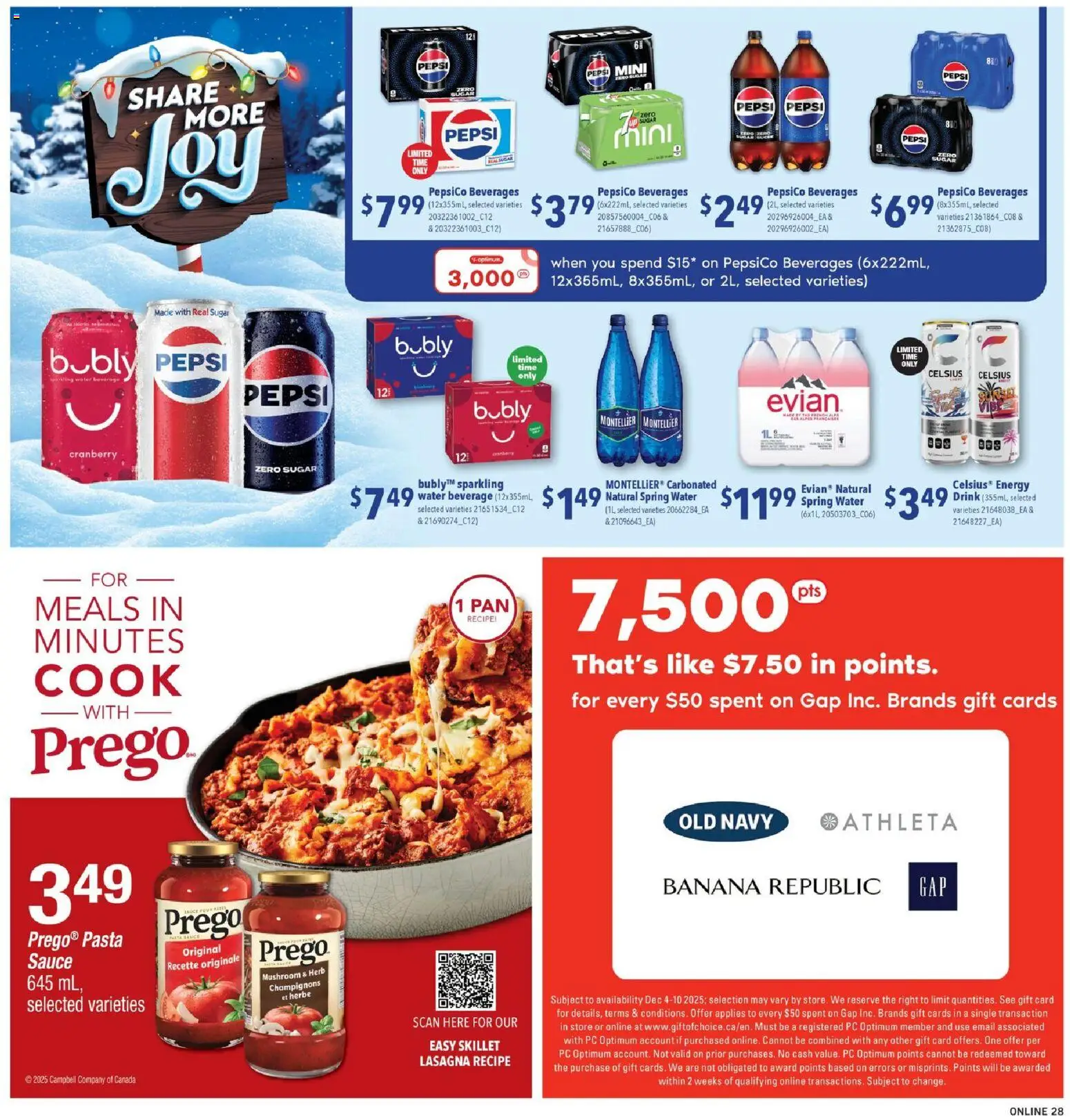 Fortinos flyer valid from 04.12.2025 | Page: 27 | Products: Pasta, PC