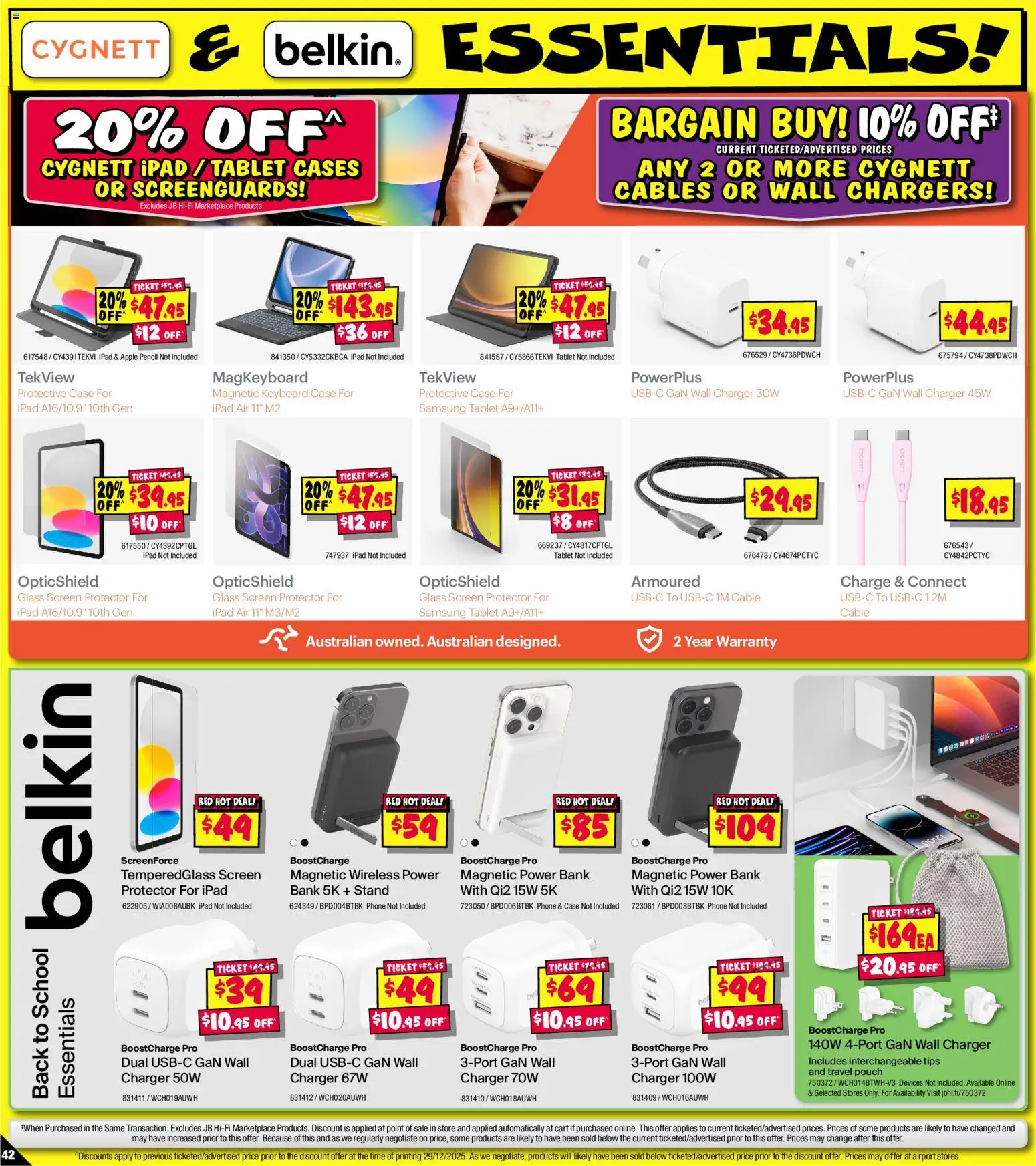 JB Hi-Fi catalogue - valid from 08.01.2026 | Page: 42 | Products: Cart, Phone, Cable, Case