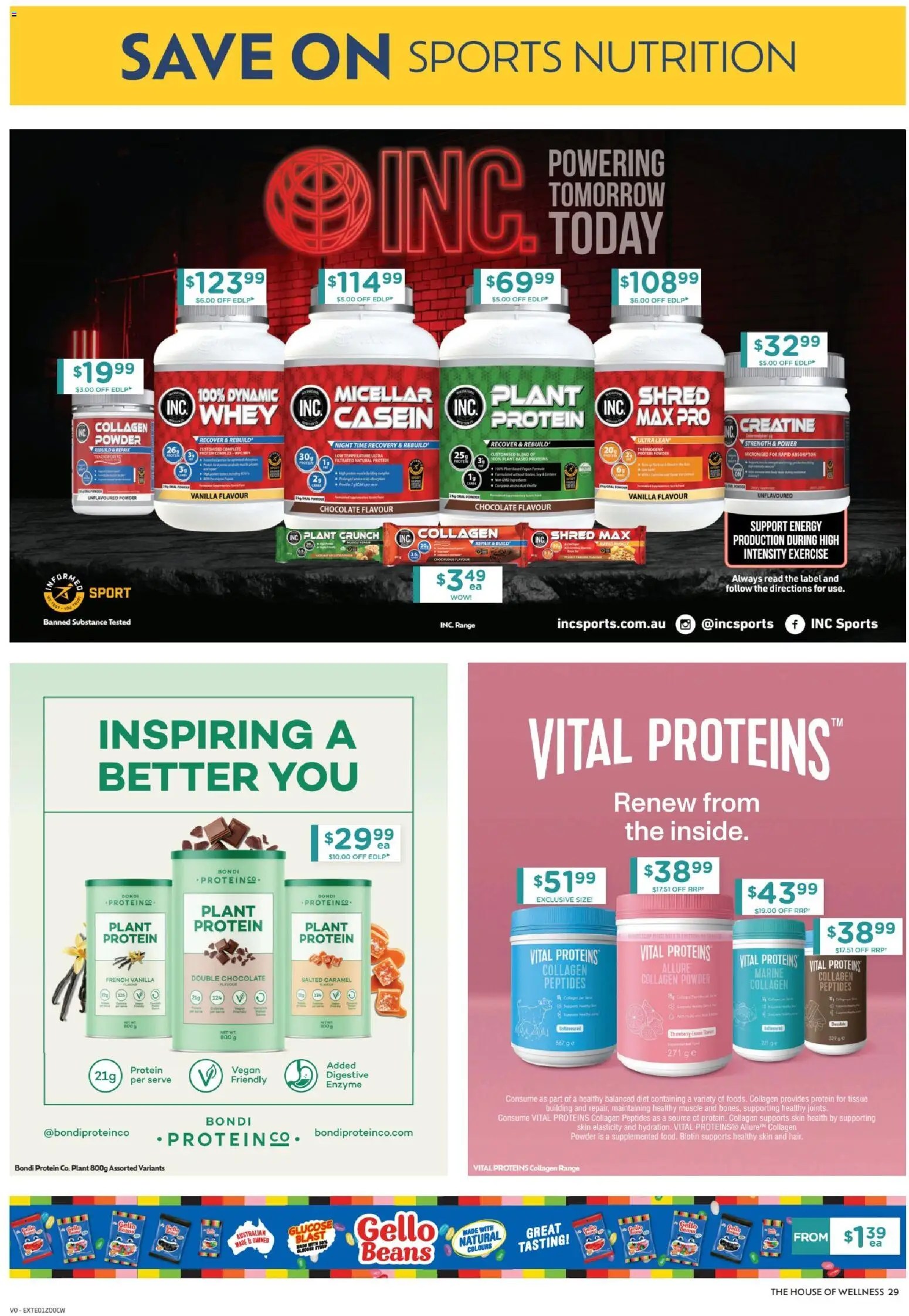 Chemist Warehouse catalogue - valid from 09.04.2026 | Page: 29 | Products: Powder, Plant, Chocolate, Collagen