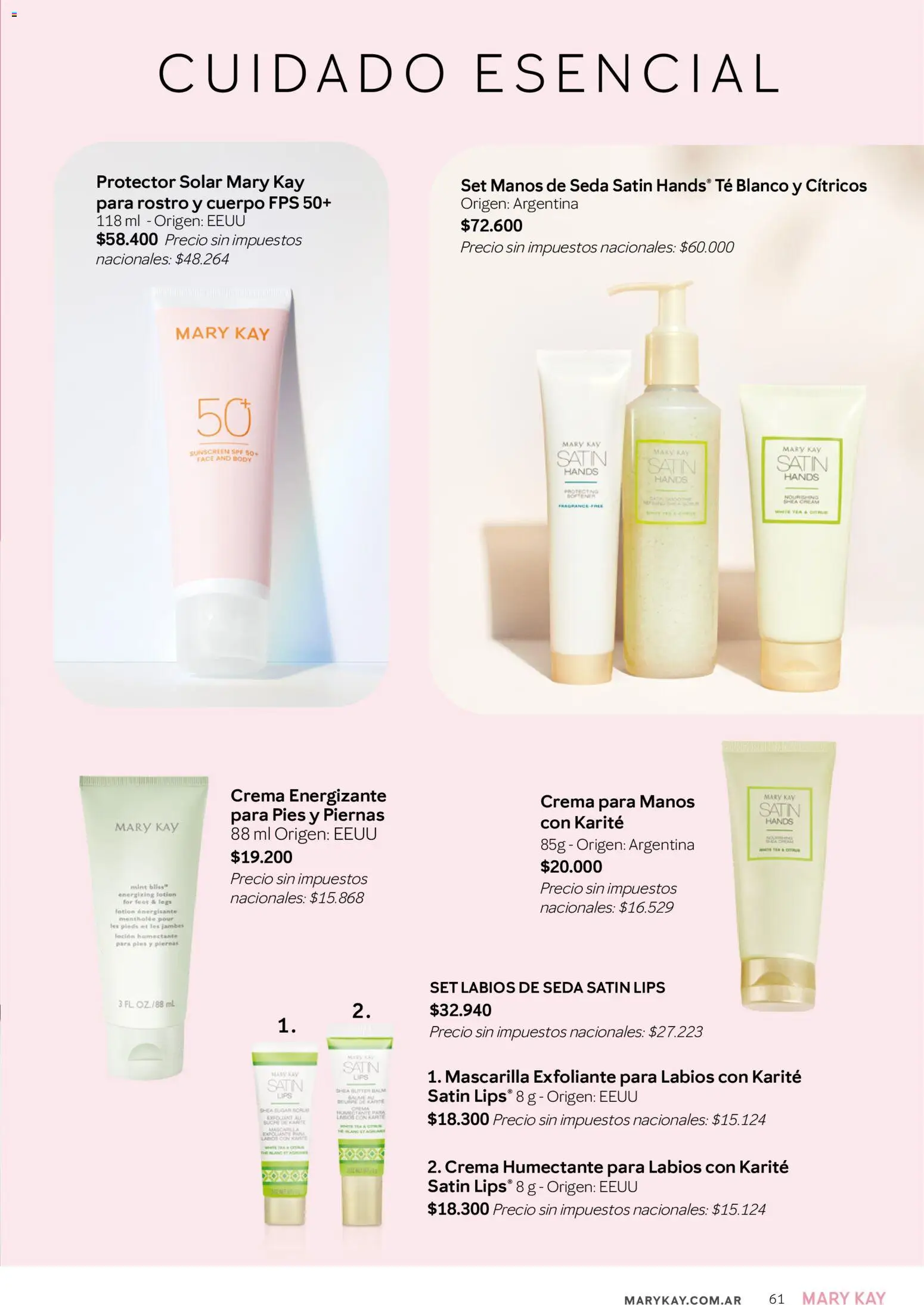 Mary Kay - Look Digital Otoño 2026 │ válido desde el 01.04.2026 | Página: 61 | Productos: Protector solar, Loción, Té, Crema