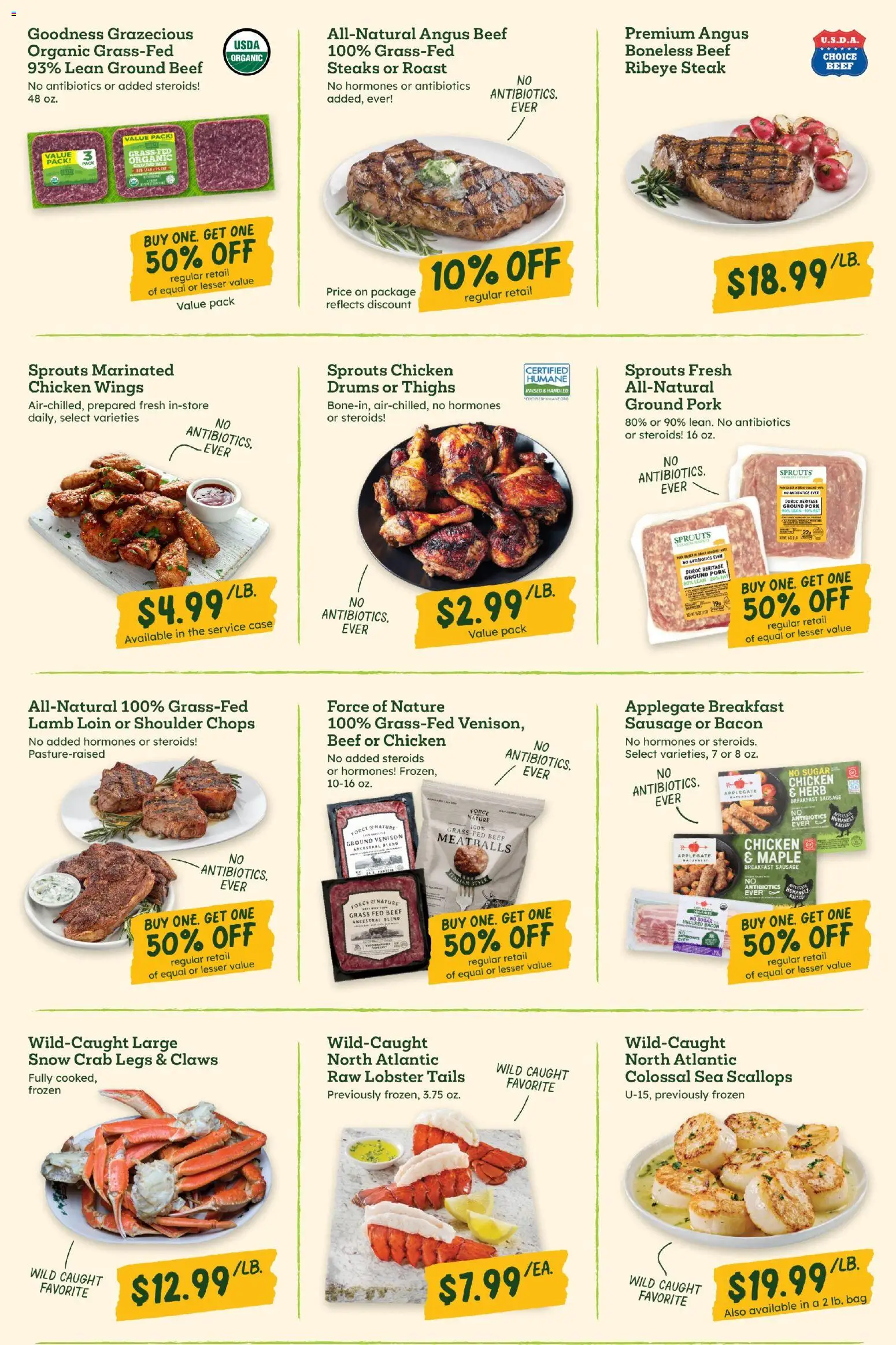 Sprouts Weekly Ad - valid from 31.12.2025 | Page: 4 | Products: Beef, Sugar, Case, Bag