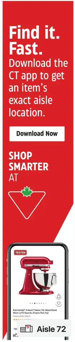 Canadian Tire flyer valid from 12.09.2025 | Page: 4 | Products: Mixer