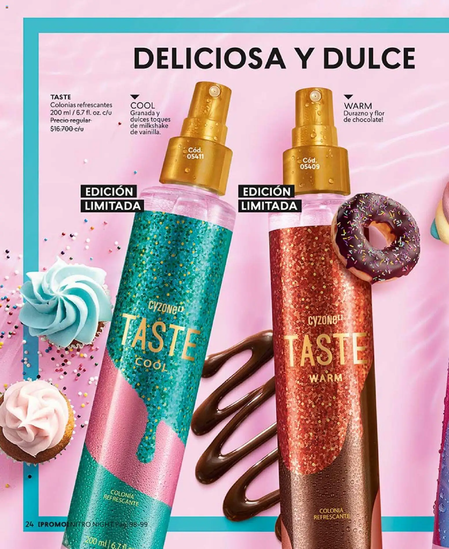 Catálogo CyZone Campaña 8 │ válido desde el 29.04.2026 | Página: 24 | Productos: Chocolate, Durazno