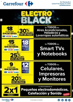 Vista previa Carrefour - Electro Black válido desde el 08.08.2025