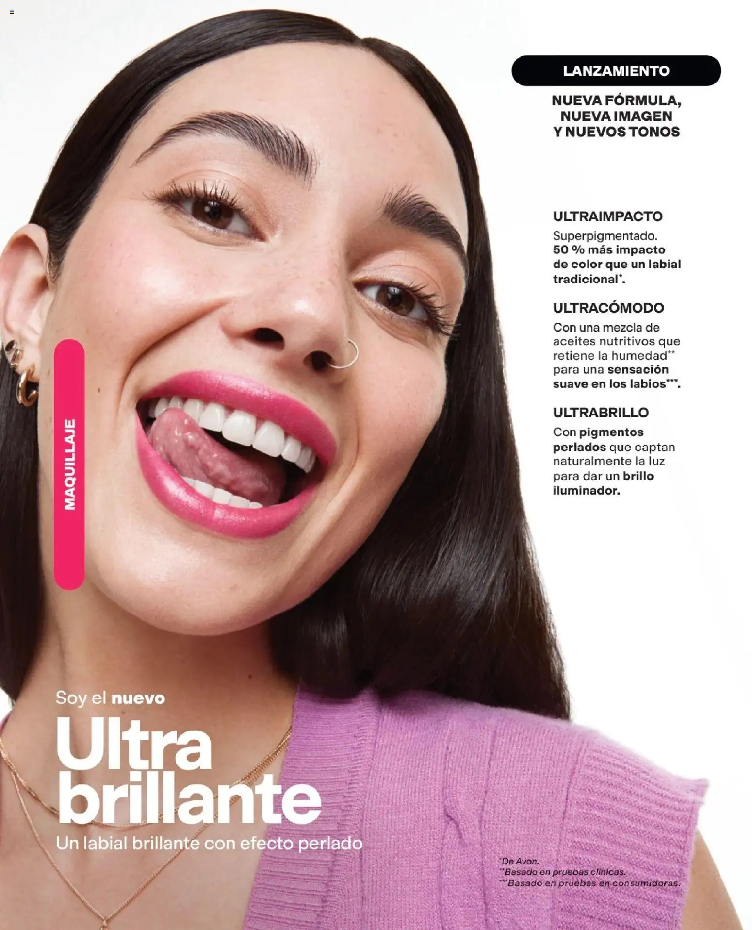 Avon revista - valida desde el 25.03.2026 | Página: 12 | Productos: Brillo, Maquillaje