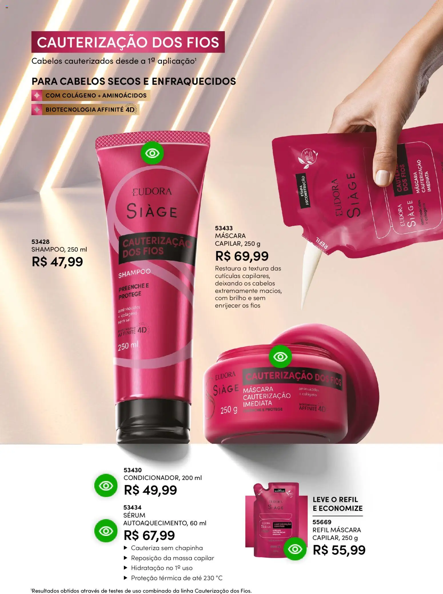 Eudora Folheto - válido de 29.10.2025 | Página: 18 | Produtos: Chapinha, Sérum, Massa, Sal