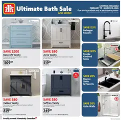 Preview of Home Hardware - Ultimate Bath Sale from shop Home Hardware valid from 19.02.2026