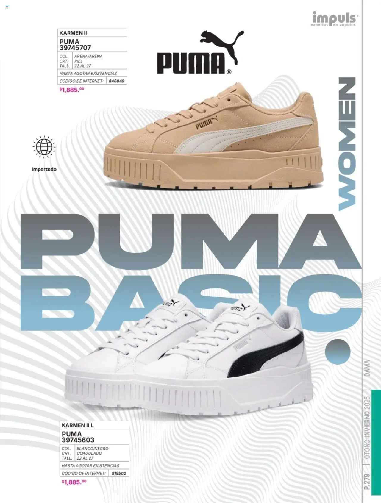 Nuevas ofertas de Impuls válidas en toda la República Mexicana desde el 07.07.2025. ¡Encuentra las mejores ofertas en Impuls catálogo Dama Otoño-Invierno 2025! | Página: 281 | Productos: Zapatos