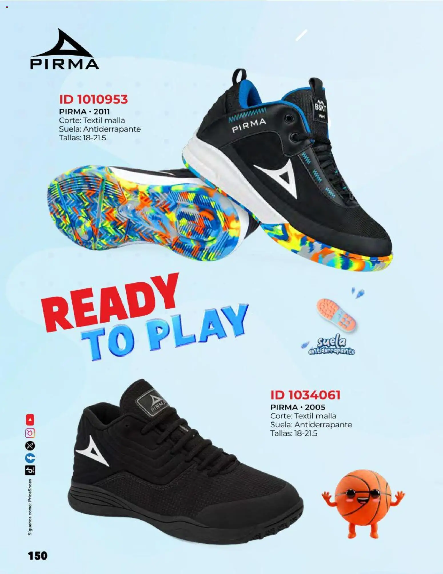 Nuevas ofertas de Price Shoes válidas en toda la República Mexicana desde el 27.10.2025. ¡Encuentra las mejores ofertas en Price Shoes catálogo Kids todo en uno! | Página: 150 | Productos: Malla
