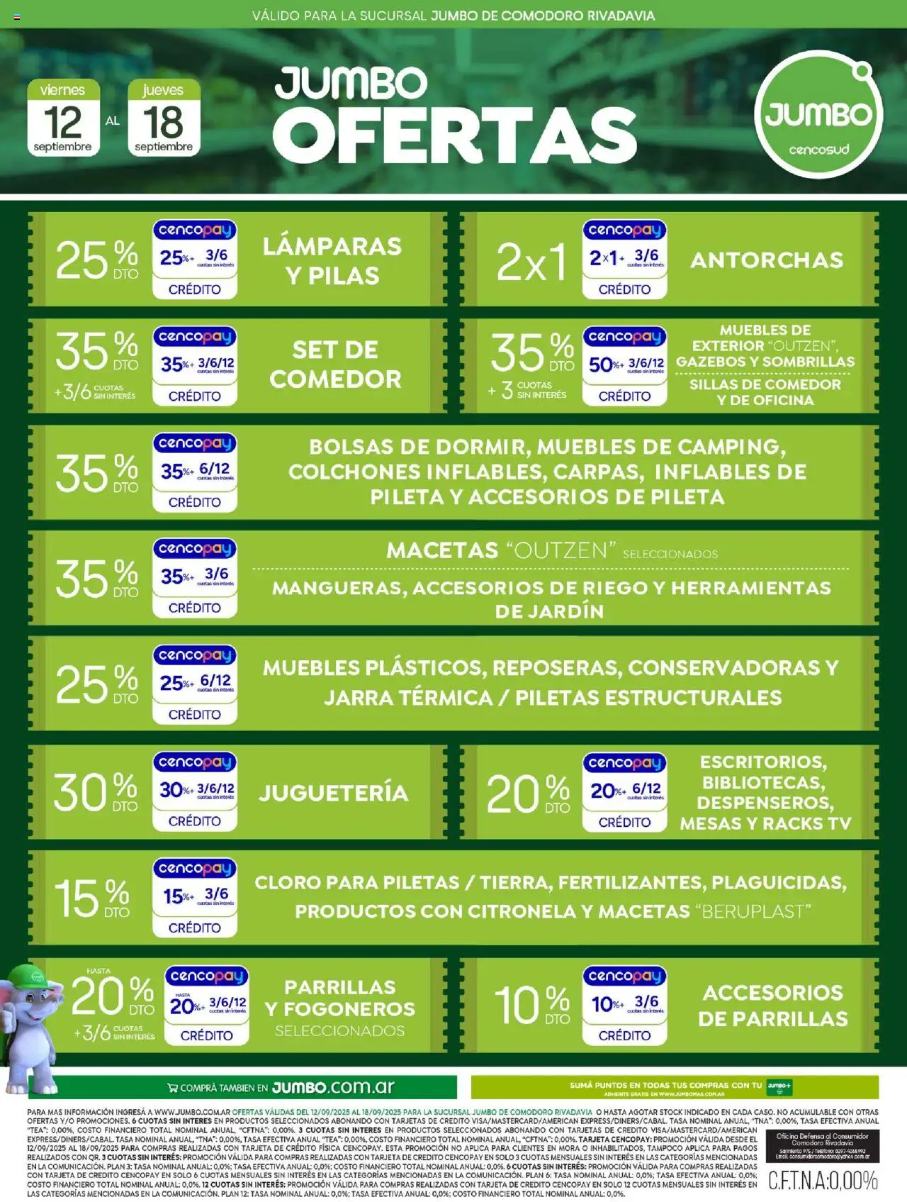 Jumbo - Ofertas | Comodoro │ válido desde el 12.09.2025 | Página: 8 | Productos: Jarra, Citronela, Pileta, Térmica