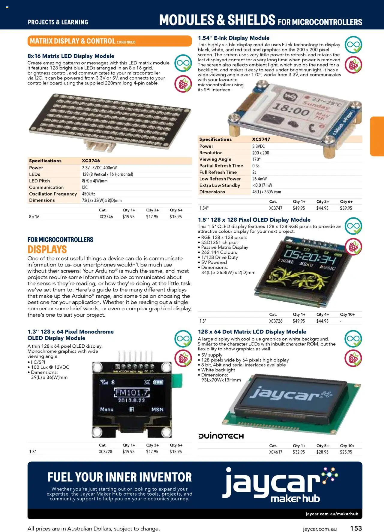 Jaycar catalogue - valid from 09.07.2025 | Page: 153 | Products: Controller, Phone, Device, Screen
