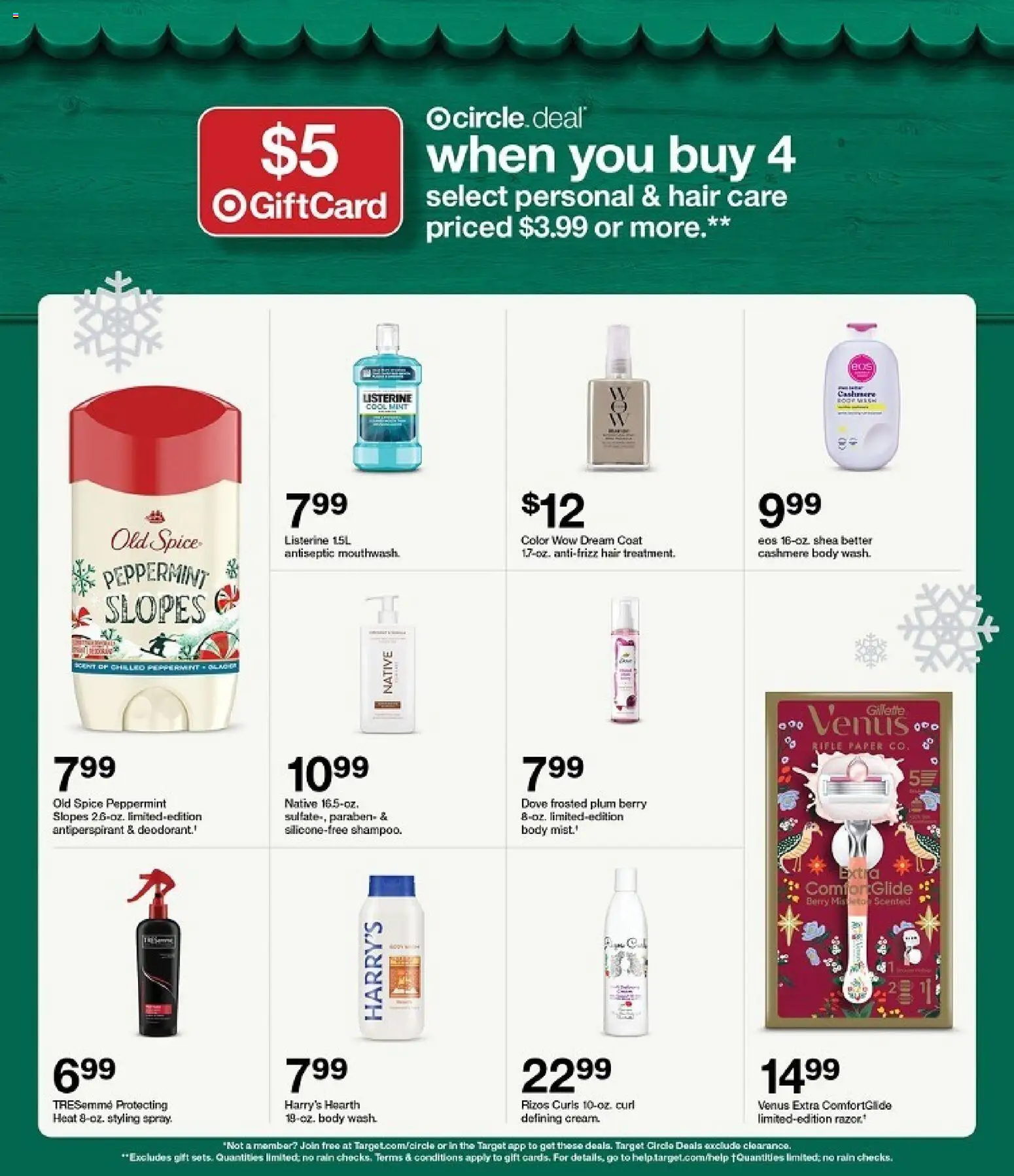 Target Christmas Ad - valid from 30.11.2025 | Page: 26 | Products: Peppermint, Plum, Mouthwash, Body Wash