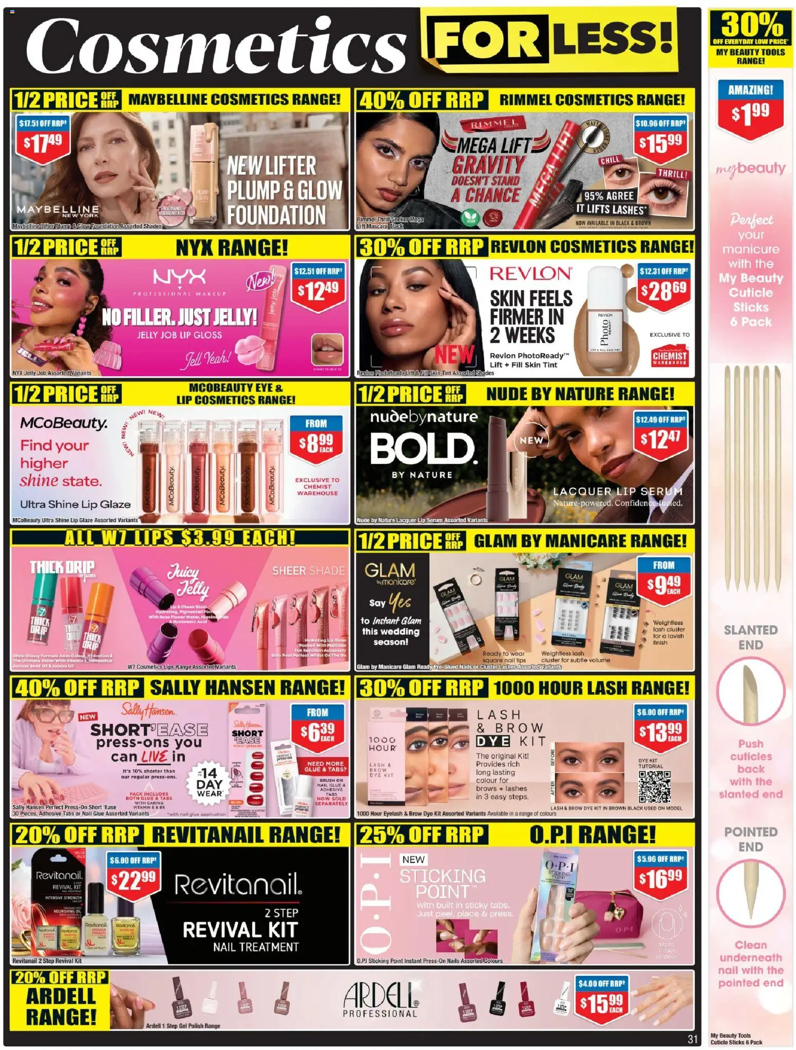 Chemist Warehouse catalogue - valid from 26.02.2026 | Page: 31 | Products: Lip gloss, Polish, Press, Vitamin