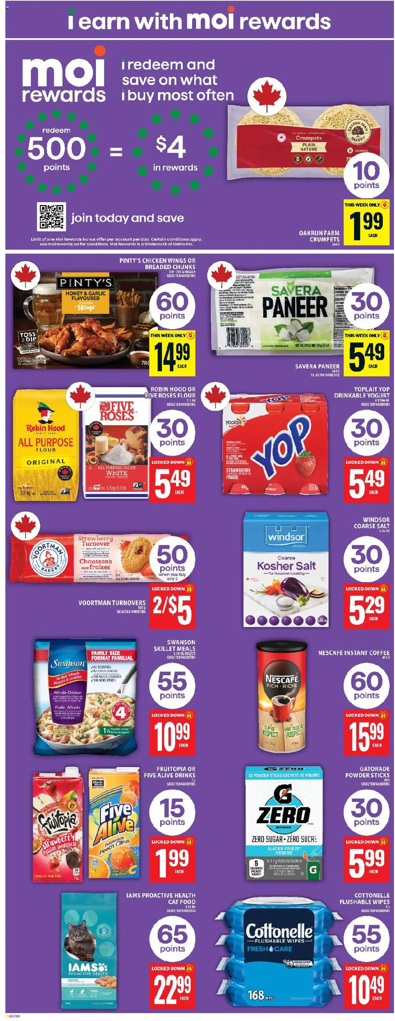Food Basics flyer valid from 31.07.2025 | Page: 9 | Products: Chicken wings, Bakery, Yogurt, Chicken