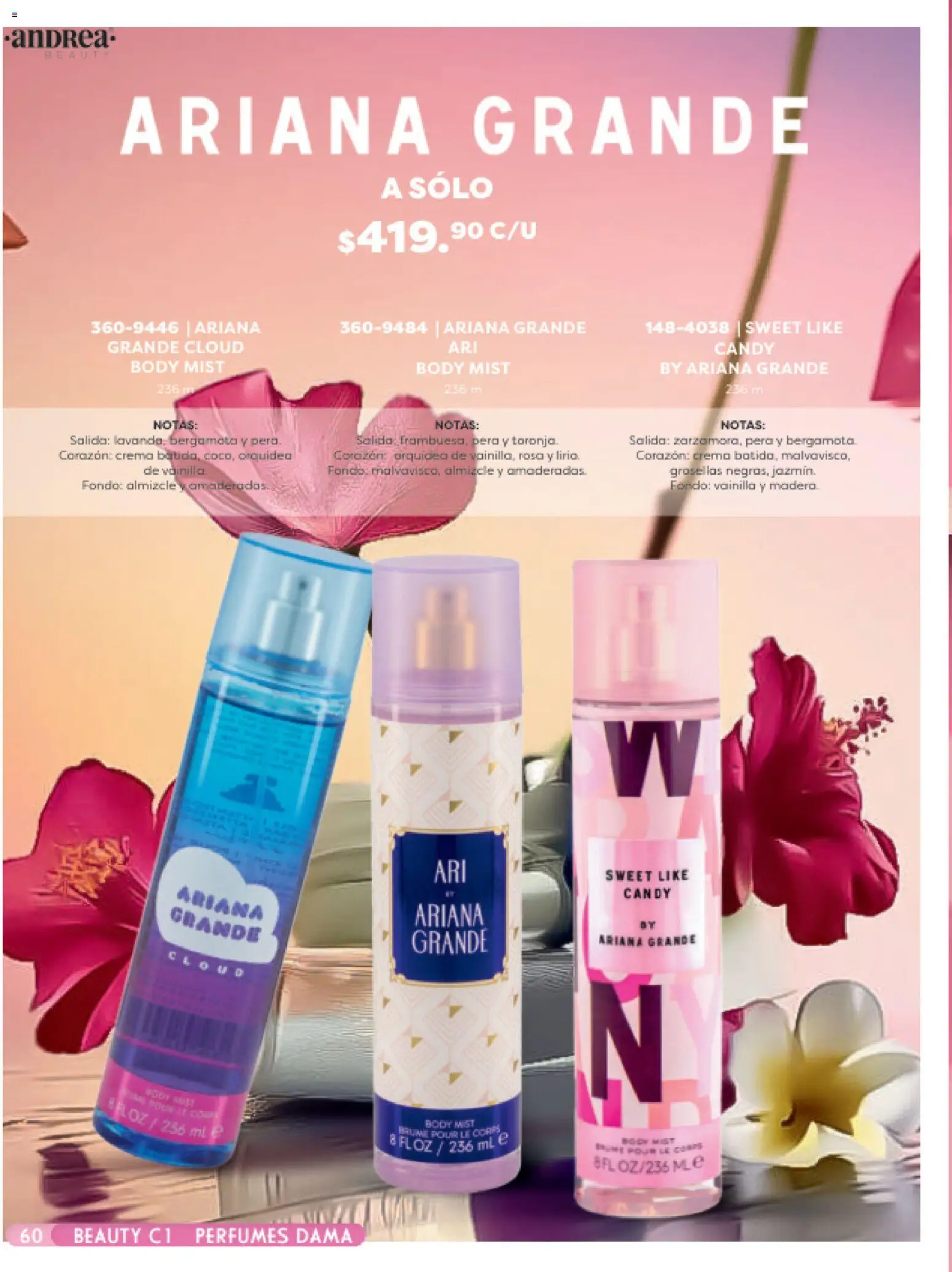 Nuevas ofertas de Andrea válidas en toda la República Mexicana desde el 25.01.2026. ¡Encuentra las mejores ofertas en Andrea catálogo Beauty! | Página: 60 | Productos: Pera, Crema, Body