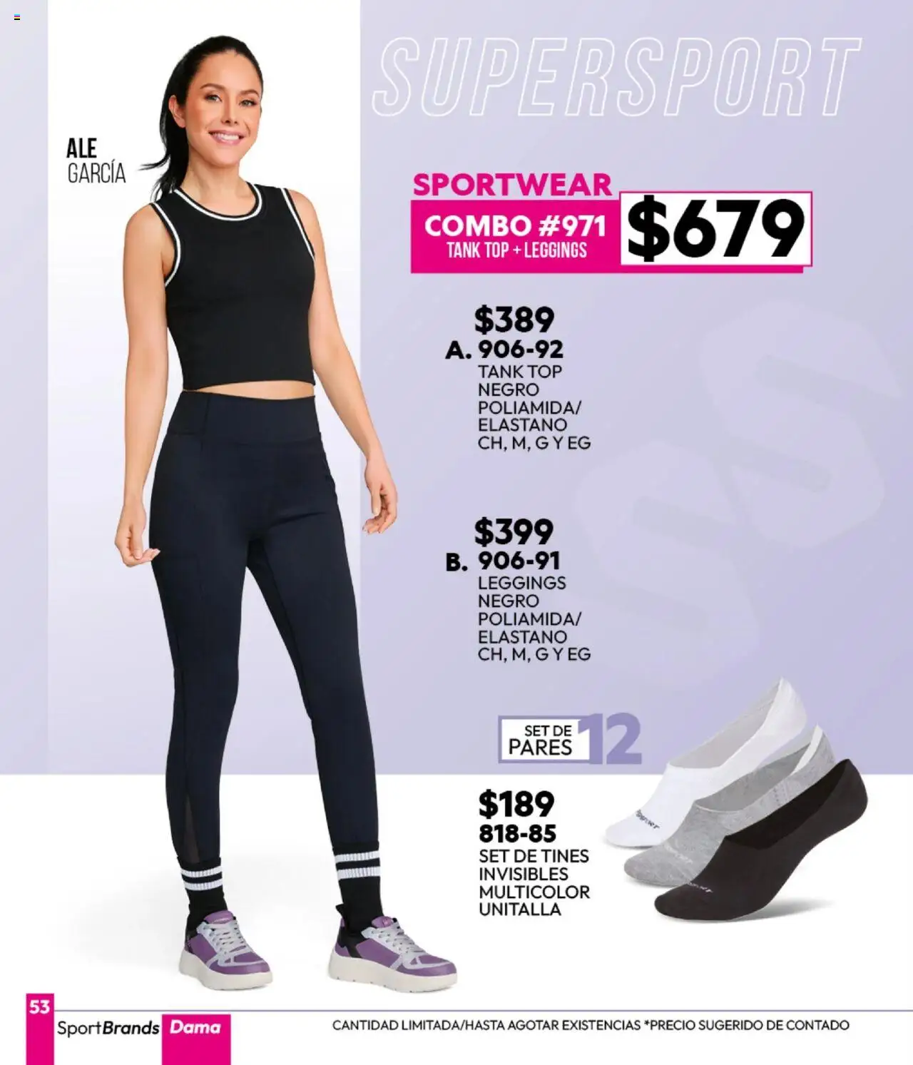 Nuevas ofertas de Cklass válidas en toda la República Mexicana desde el 16.09.2025. ¡Encuentra las mejores ofertas en Cklass - Catálogo Invierno Sportbrands! | Página: 54 | Productos: Leggings, Top