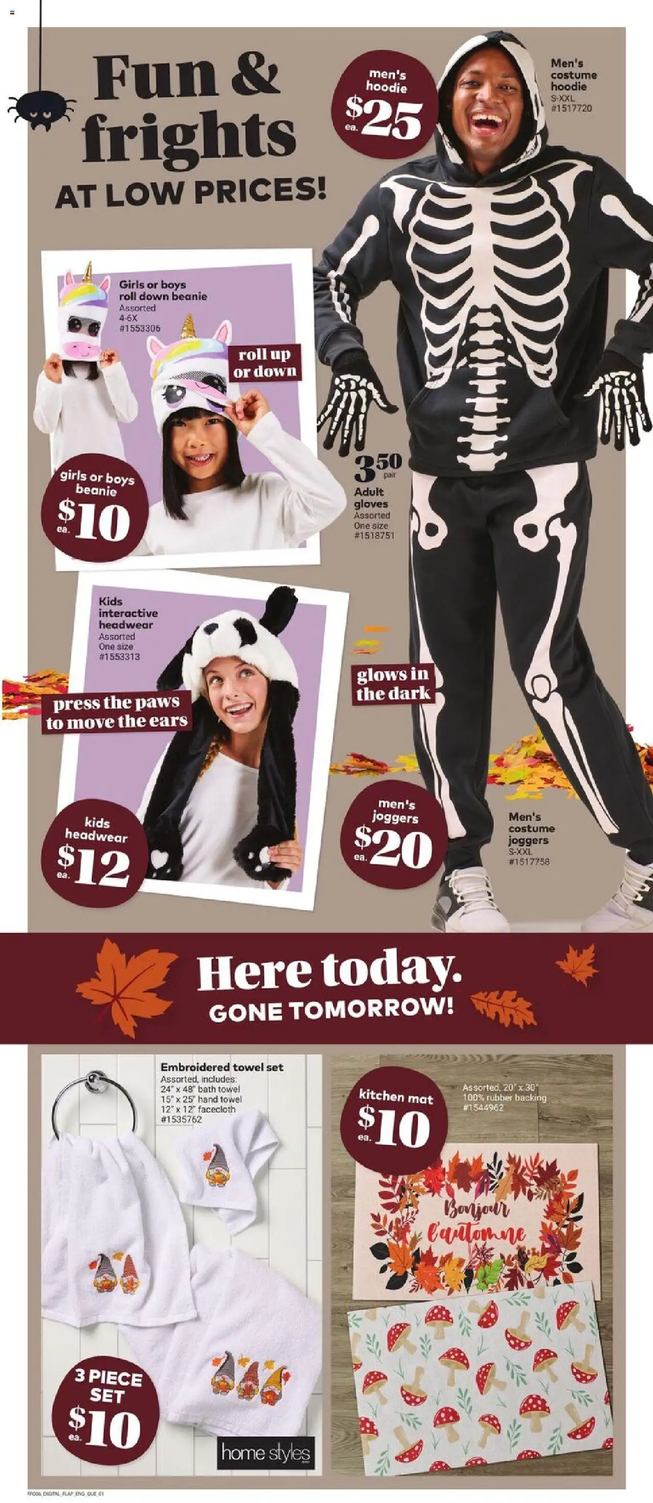 Giant Tiger flyer valid from 10.09.2025 | Page: 4 | Products: Gloves, Bath, Hoodie