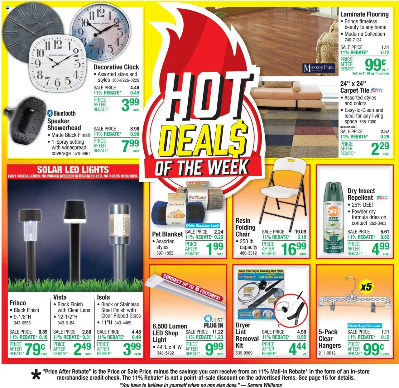Menards Weekly Ad - valid from 25.06.2025 | Page: 2 | Products: Blanket, Chair, Carpet, Speaker
