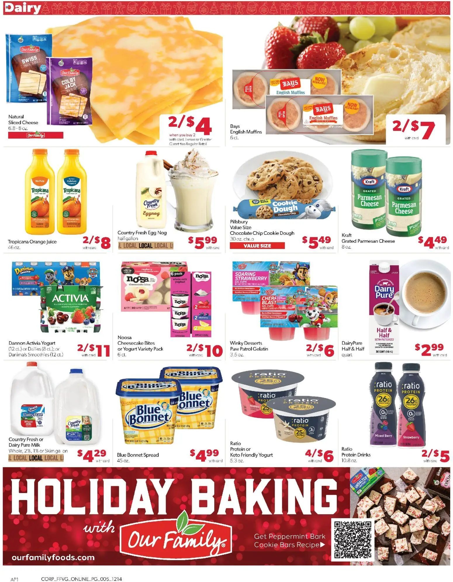Family Fare Weekly Ad - valid from 14.12.2025 | Page: 15 | Products: Chocolate, Juice, Chocolate Chip, Cheesecake