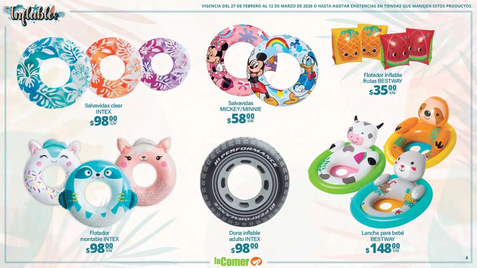 Nuevas ofertas de La Comer válidas en toda la República Mexicana desde el 27.02.2026. ¡Encuentra las mejores ofertas en La Comer folleto Ofertas! | Página: 4