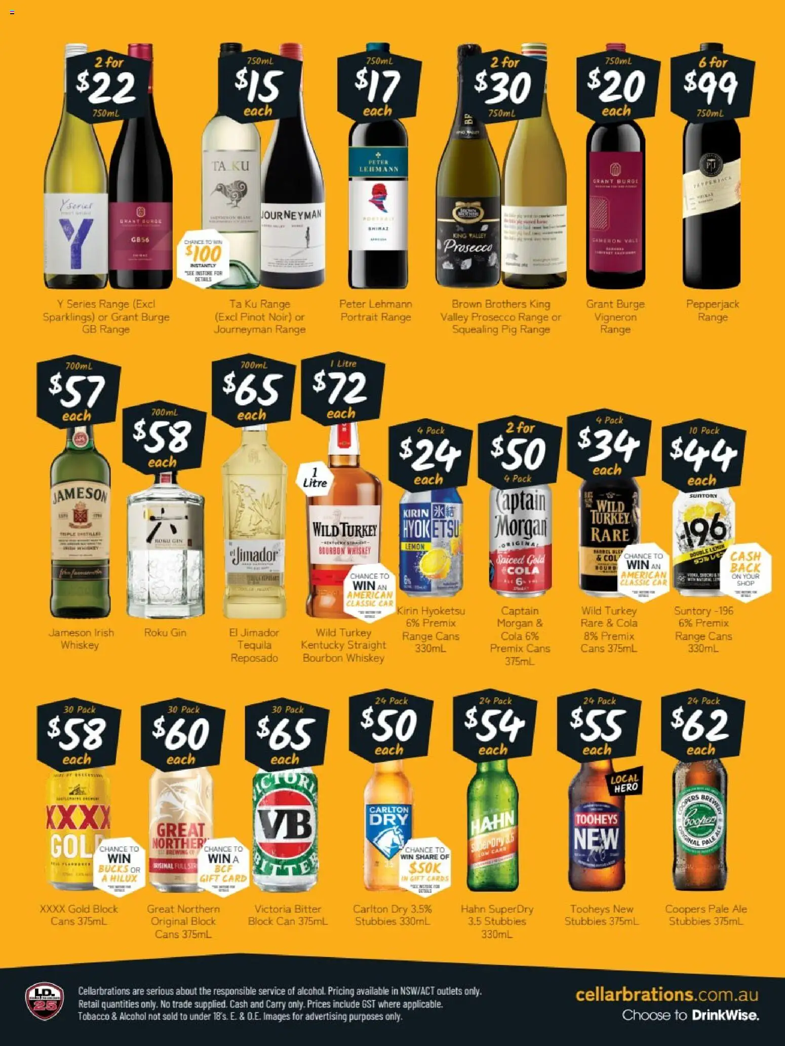 Cellarbrations catalogue - valid from 06.04.2026 | Page: 2 | Products: Bourbon, Gin, Whiskey, Lemon