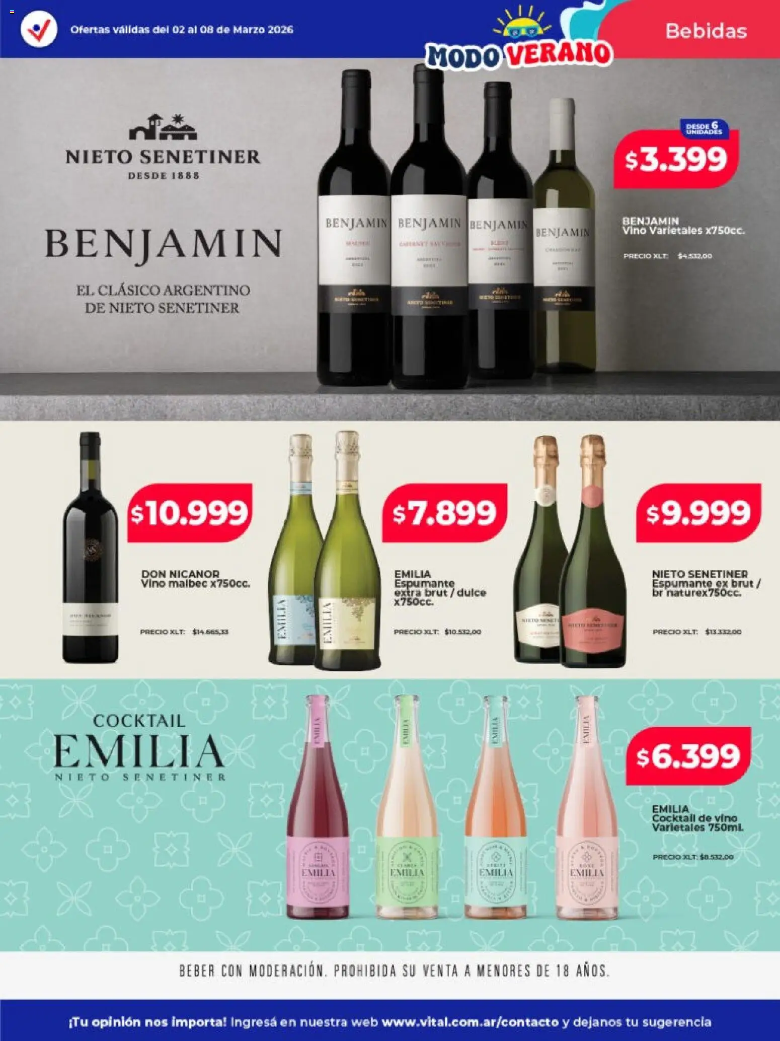 Vital - Ofertas │ válido desde el 02.03.2026 | Página: 17 | Productos: Vino