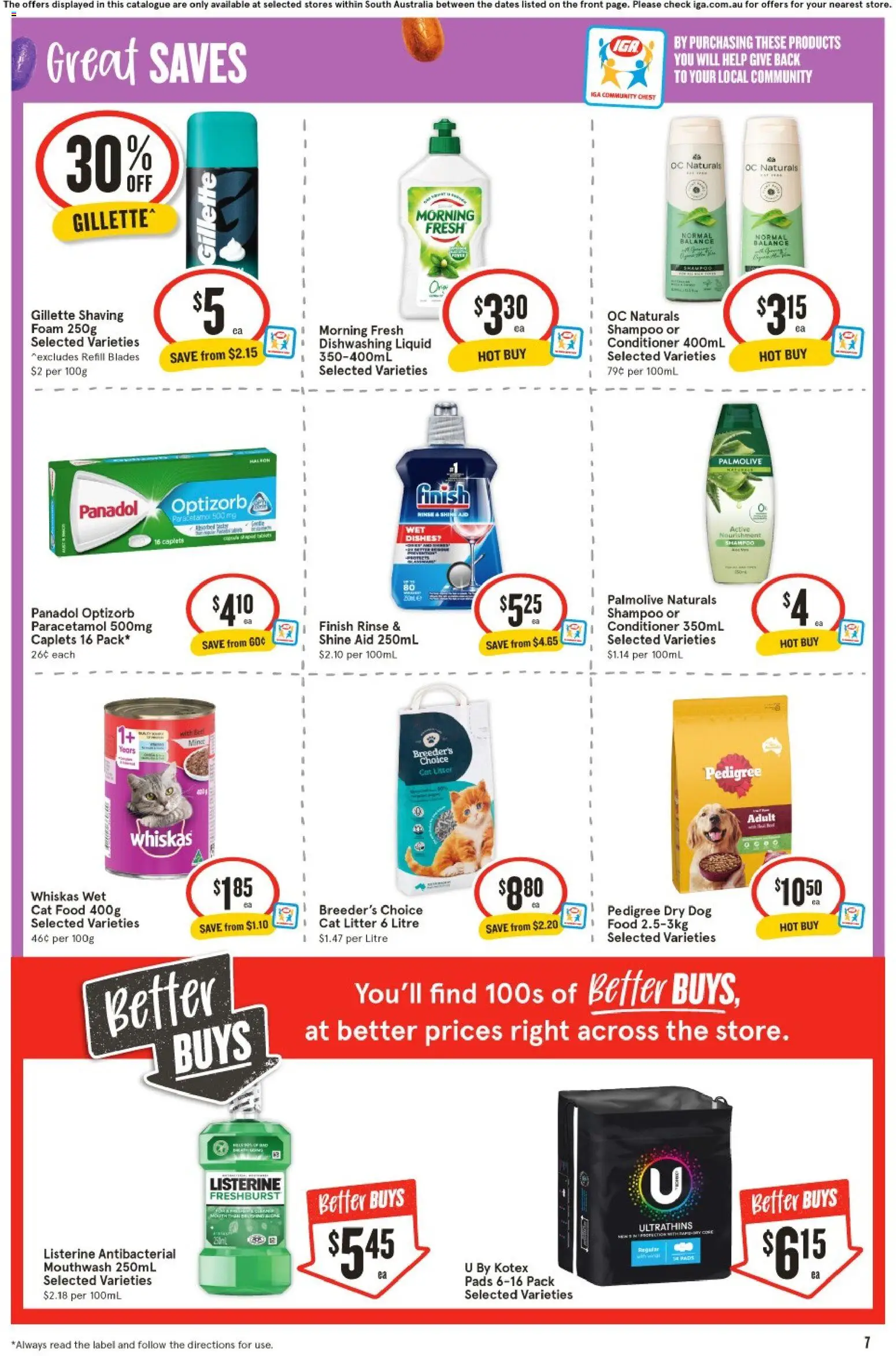 IGA catalogue - valid from 18.03.2026 | Page: 7 | Products: Oats, Sauce, Soup, Lemon