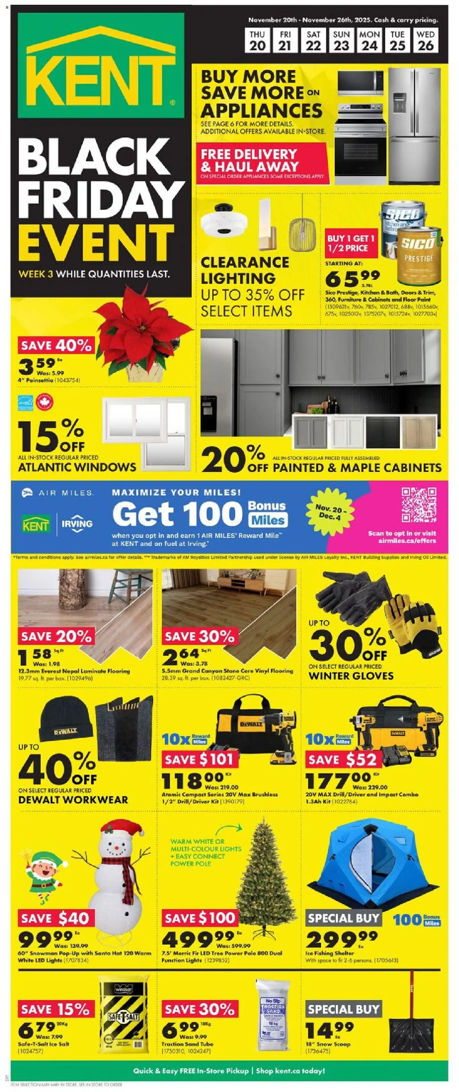 Kent flyer valid from 20.11.2025 | Page: 1 | Products: Hat, Gloves