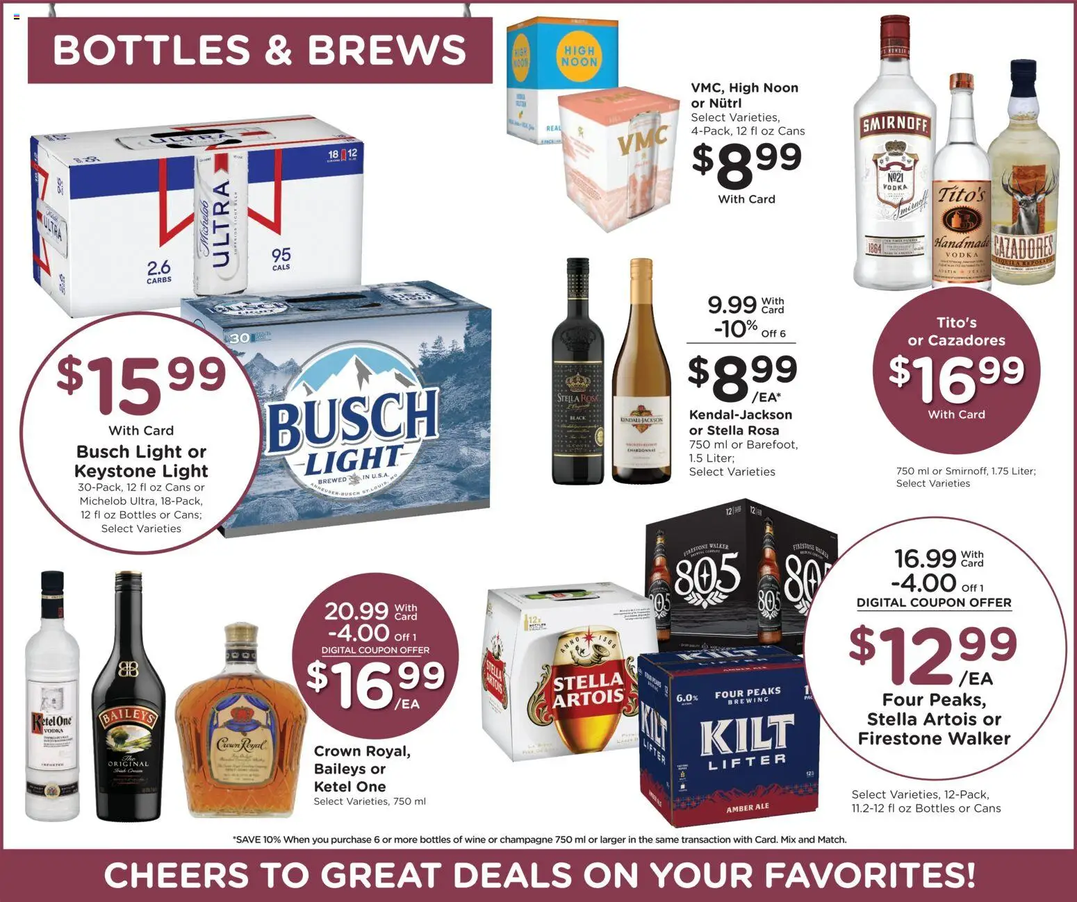 Fry's Food Weekly Ad - valid from 04.02.2026 | Page: 12 | Products: Wine, Vodka