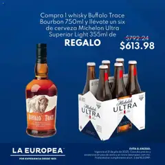 Vista previa de La Europea Catálogo Buffalo Trace con regalo, nuevo folleto de la tienda, válido en México a partir del 25.07.2025