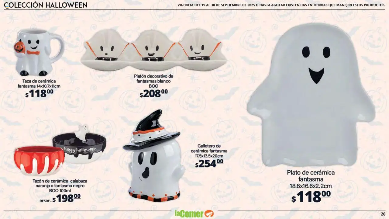 Nuevas ofertas de La Comer válidas en toda la República Mexicana desde el 19.09.2025. ¡Encuentra las mejores ofertas en La Comer - Folleto! | Página: 20 | Productos: Taza