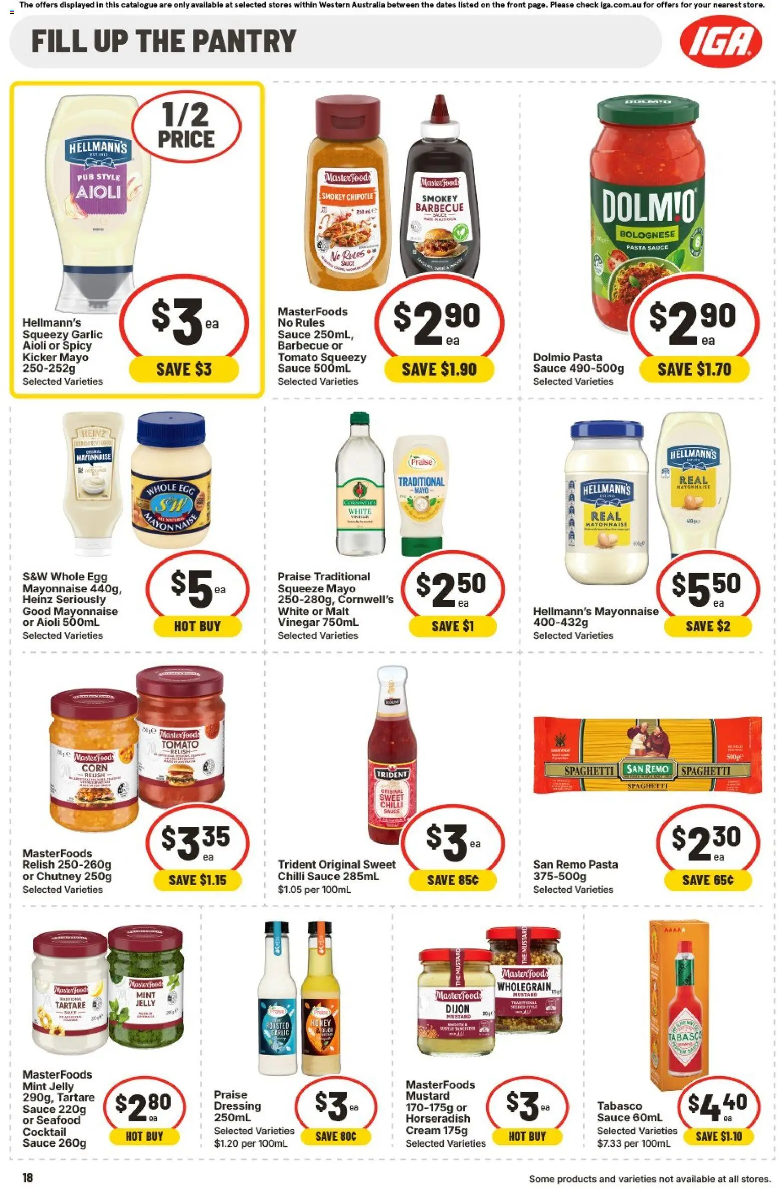 IGA catalogue - valid from 24.12.2025 | Page: 21 | Products: Mustard, Cream, Mayonnaise, Seafood